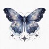Butterfly and moth PNG graphics for crafts and sublimation