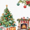 Christmas Clipart with Santa & Reindeer – Festive PNG Set - Image 5