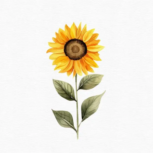 Sunflowers and Butterflies Clipart – Floral PNG Set - Image 9