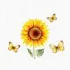 Sunflowers and Butterflies Clipart – Floral PNG Set - Image 10