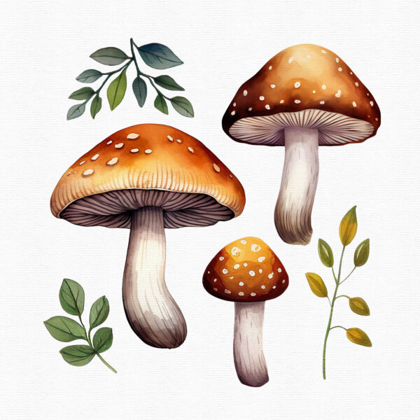 Mushroom clipart - Image 6