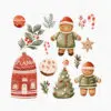 Gingerbread Cookies Christmas Clipart - Image 7
