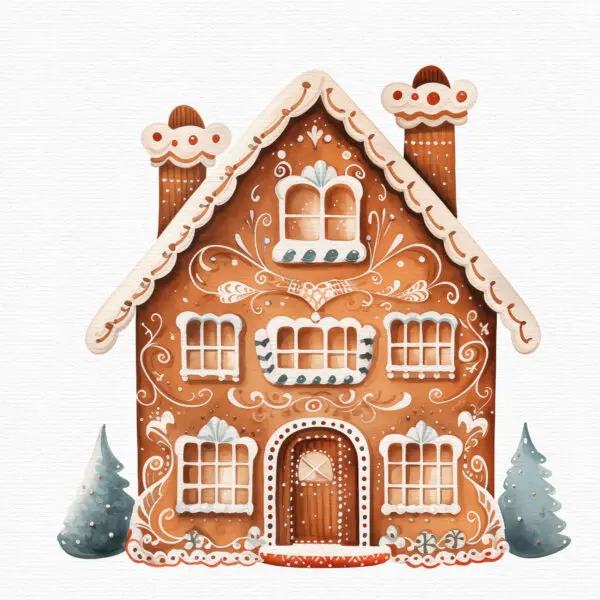 Gingerbread Cookies Christmas Clipart - Image 9
