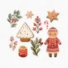 Gingerbread Cookies Christmas Clipart - Image 10