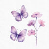 Purple Fairy Garden Clipart - Image 8