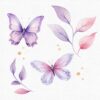 Boy Fairy Purple Garden Clipart - Image 12