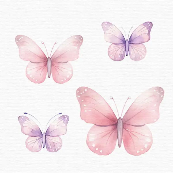 Pink Fairy Ballerina Clipart – Cute Fairy Girl PNG - Image 7