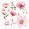 Pink Fairy Garden clipart - Image 7