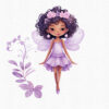 Purple Fairy and Magical Garden - Image 5