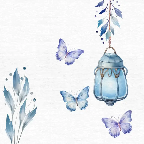 Ice Fairy Garden Clipart - Image 8