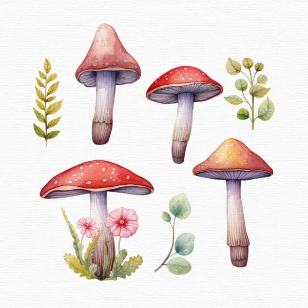 Fairy and Snail Fairy Garden Clipart - Image 8