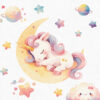 Cute Magical Unicorn Clipart - Image 3