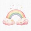 Cute Magical Unicorn Clipart - Image 9