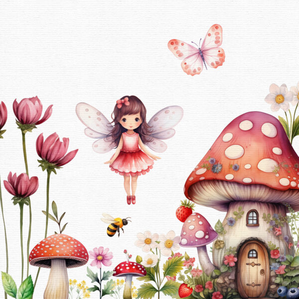 Fairy Garden Clipart set with Wildberries - Image 3