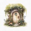 fairy door clipart