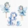 Unicorn and Fairy Clipart set 🧚 ❄️ 🦄 - Image 4