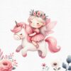 Fairy Garden clipart, set of 40 png graphics with transparent background. - Image 5