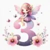Fairy Numbers Clipart Set – PNG Numbers for Crafts - Image 7