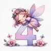 Fairy Numbers Clipart Set – PNG Numbers for Crafts - Image 8