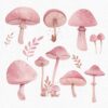 Pink Christmas Fairy Clipart - Image 4