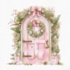 Pink Christmas Fairy Clipart - Image 5