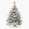 Pink Christmas Fairy Clipart - Image 8