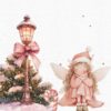 Cute Pink Christmas Fairy Clipart - Image 3