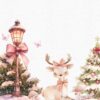 Cute Pink Christmas Fairy Clipart - Image 8