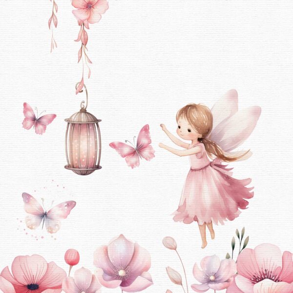 Butterfly & Fairy Garden Clipart - Image 5