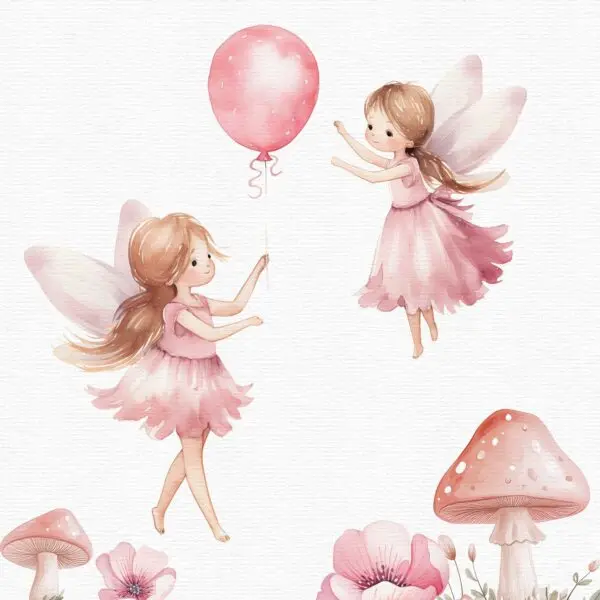 Butterfly & Fairy Garden Clipart - Image 6