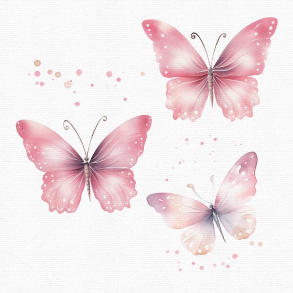 Butterfly & Fairy Garden Clipart - Image 7