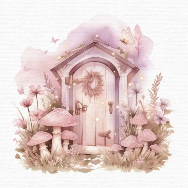 Fairy Door Clipart, Fairy Garden - Image 4