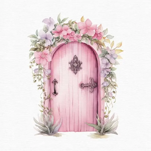 Fairy Door Clipart, Fairy Garden - Image 5