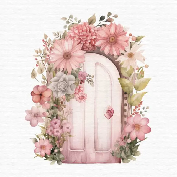 Fairy Door Clipart, Fairy Garden - Image 7