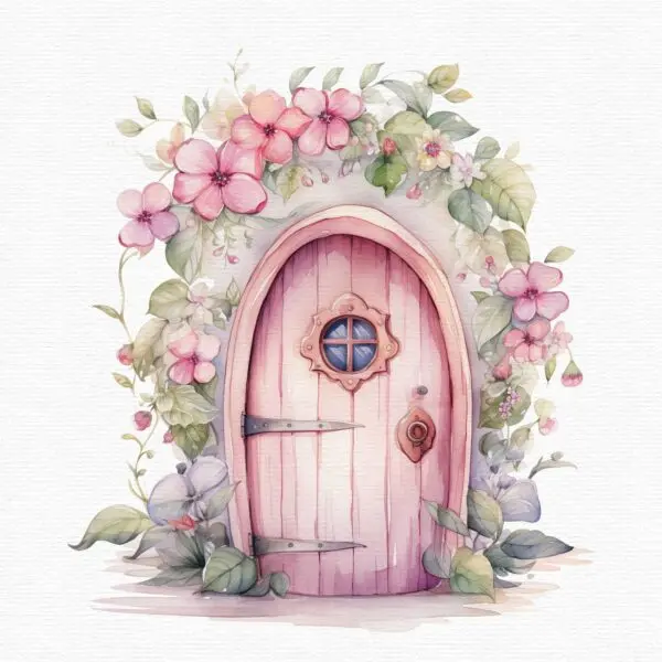 Fairy Door Clipart, Fairy Garden - Image 8