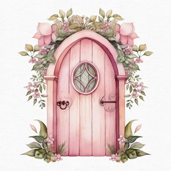 Fairy Door Clipart, Fairy Garden - Image 9