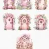 Fairy Door Clipart, Fairy Garden - Image 3