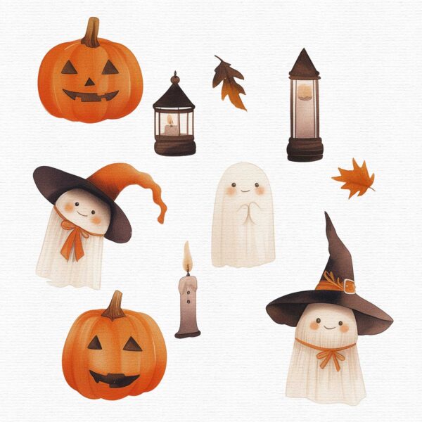 Cute Halloween Clipart, 24 png - Image 6