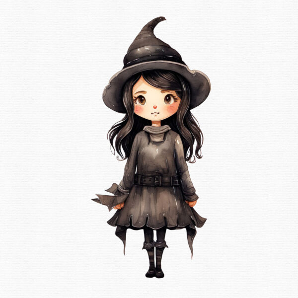 Halloween Witch Clipart, Halloween clipart, 35 png - Image 6