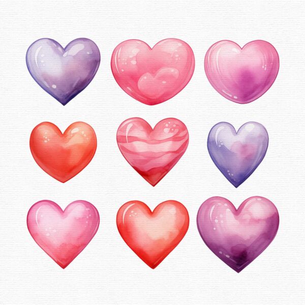 Valentines Clipart, 69 png files - Image 4