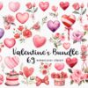 Valentine’s Day Clipart – Cute 69 PNG Graphics for Love & Romance