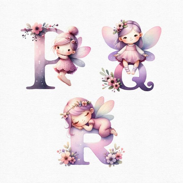 Fairy Alphabet clipart - Image 8