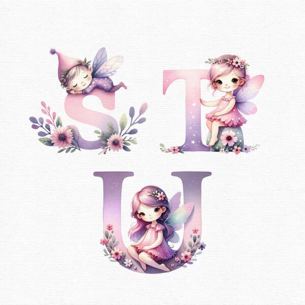 Fairy Alphabet clipart - Image 9