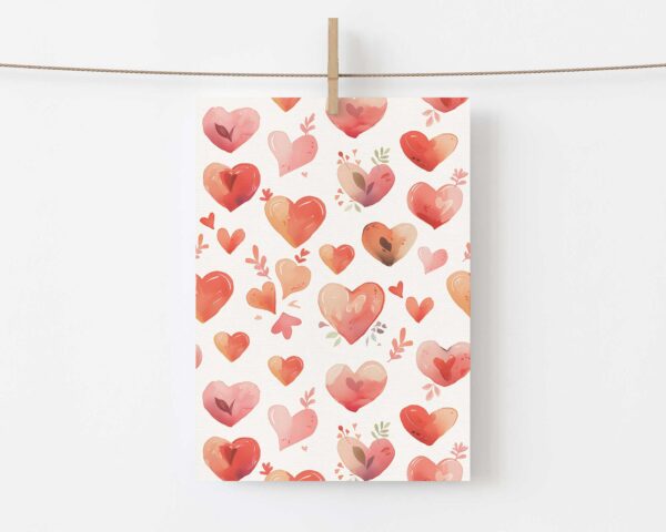 Heart seamless pattern, Valentines Day, Repeating Pattern - Image 5