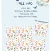 Flowers seamless Pattern, Digital Paper - Image 9