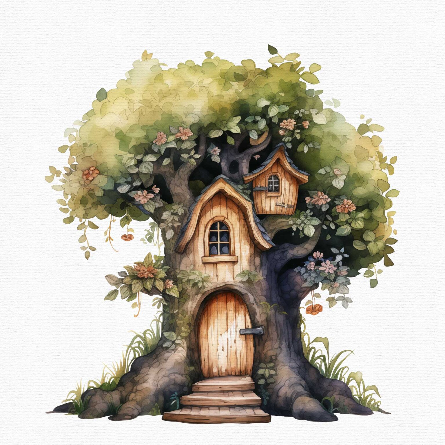 Woodland Creatures Clipart - Autumn Breeze