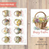 Printable Easter tags, set of 8 ready to print tags - Image 4