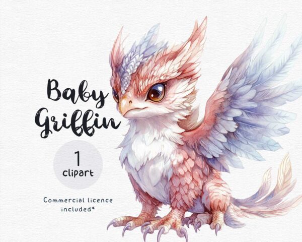 Baby Griffin clipart