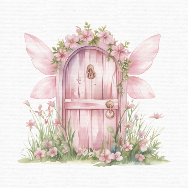 Fairy Door Clipart, Fairy Garden - Image 10
