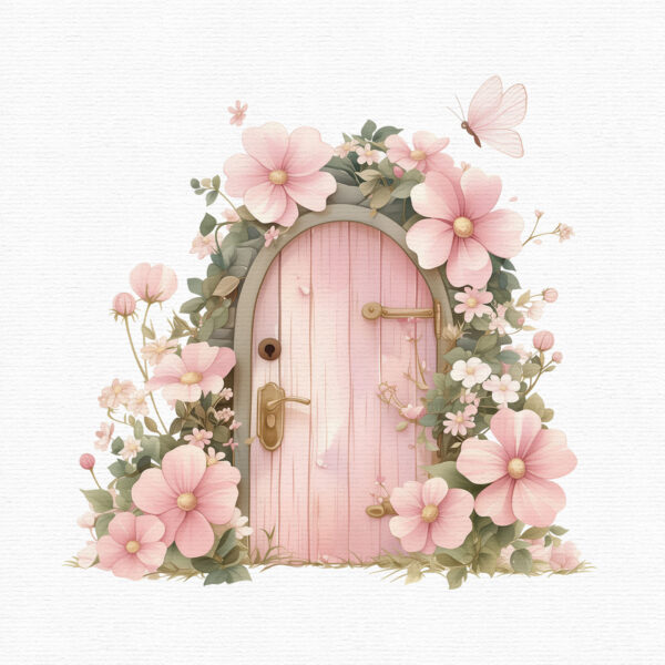 Fairy Door Clipart, Fairy Garden - Image 9